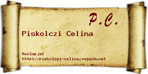 Piskolczi Celina névjegykártya